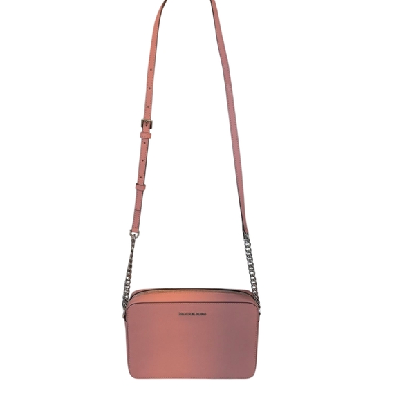 Michael Kors - Jet Set Large Saffiano Leather Crossbody Bag - Picture 1 of 9